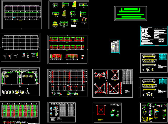 安达仓库钢结构施工图片