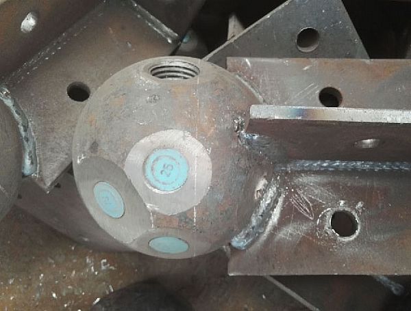 安达螺栓球球塞，网架配件