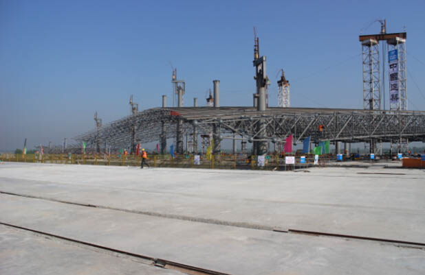 安达网架顶升施工方案